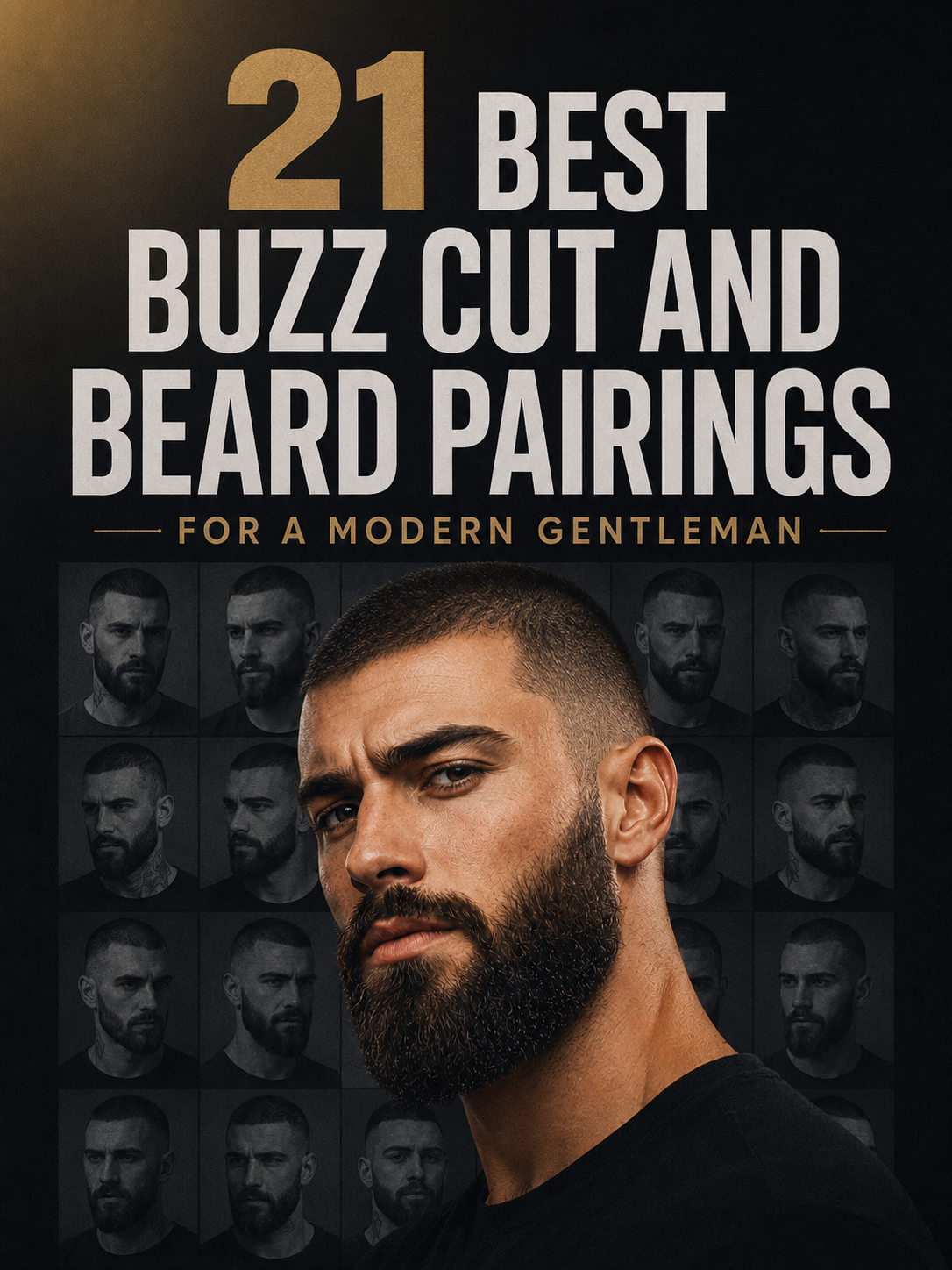21 best buzz cut and beard pairings for a modern gentleman