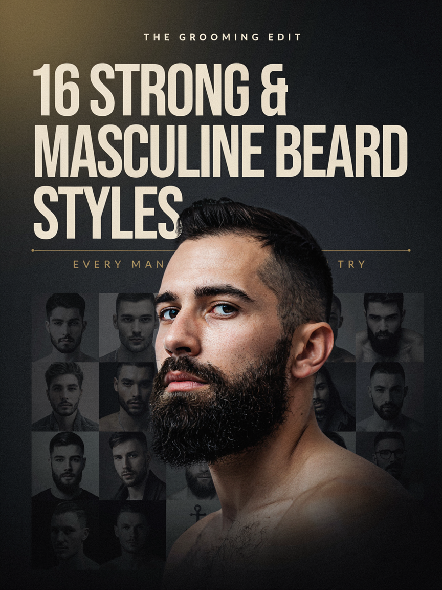 16 Strong and Masculine Beard Styles Every Man Should Try