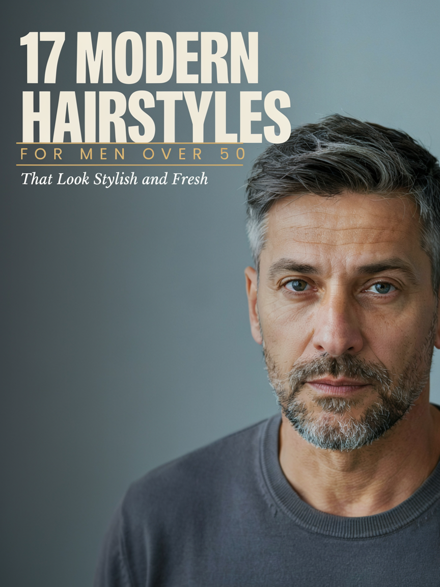 17 Modern Hairstyles for Men Over 50 That Look Stylish and Fresh