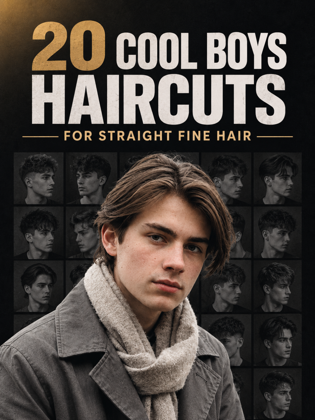 20 Cool Boys Haircuts for Straight Fine Hair